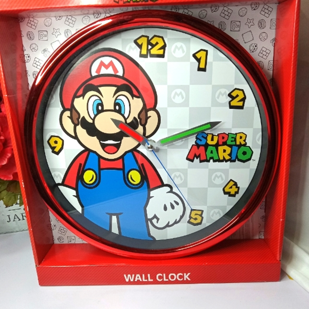 Mario Brothers wall clock